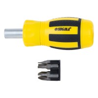 Набір викруток Sigma з реверсом MINI c бітами 6шт CrV (4001811)