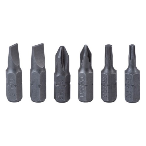 Набір викруток Sigma з реверсом MINI c бітами 6шт CrV (4001811)