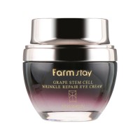 Крем для шкіри навколо очей FarmStay Grape Stem Cell Wrinkle Repair Eye Cream З фітостовбуровими клітинами винограду 50 мл (8809317284880)