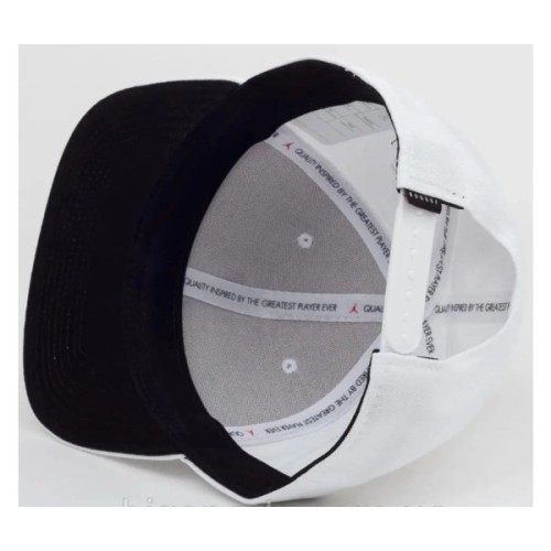 Кепка Nike Air Jordan Pro Jumpman Snapback AR2118-101 білий, чорний Уні MISC (888407200434)