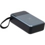 Батарея універсальна Vinga 20000 mAh 65W Display USB-C Cable Grey (VPBB2065C)