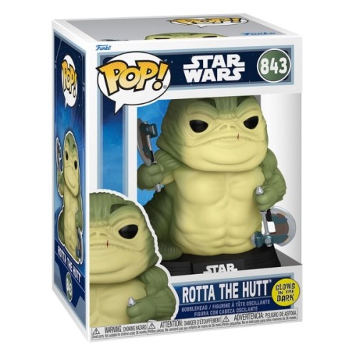 Фігурка Funko Pop серії Мандалорець і Ґроґу - Ротта Хатт (GW) (90823)