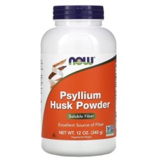 Трави Now Foods Подорожник, порошок з лушпиння насіння, Psyllium Husk Powder (NOW-05975)