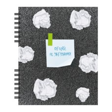 Блокнот Optima В5 пластикова обкладинка, спіраль, 60 аркушів, клітинка (O25927)