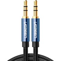 Кабель мультимедійний 3.5mm M to 3.5mm M 1.0m AV112 blue Ugreen (10685)