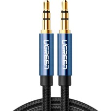 Кабель мультимедійний 3.5mm M to 3.5mm M 1.0m AV112 blue Ugreen (10685)