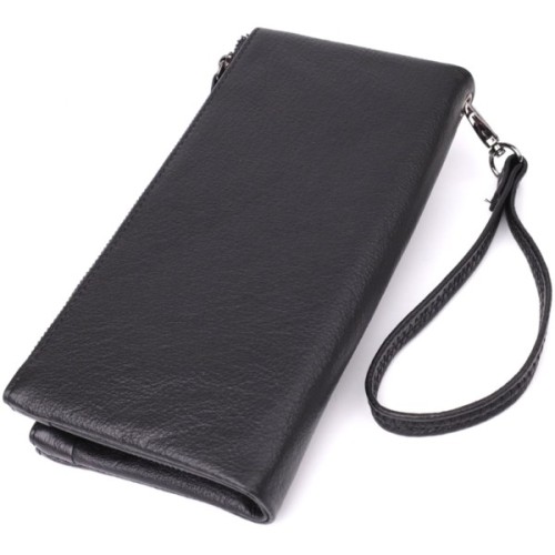 Гаманець ST Leather Шкіряний Чорний (23111)