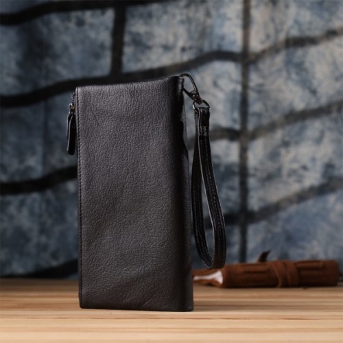 Гаманець ST Leather Шкіряний Чорний (23111)