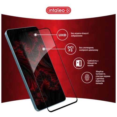Скло захисне Intaleo Full Glue Xiaomi Redmi Note 13 Pro Plus 5G Black (1283126583933)