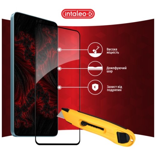 Скло захисне Intaleo Full Glue Xiaomi Redmi Note 13 Pro Plus 5G Black (1283126583933)