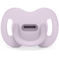 Пустушка Suavinex Colour Essence силіконова фізіологічна, 6-18 місяців, світло-фіолетова (308615)