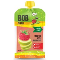 Дитяче пюре Bob Snail Смузі Яблуко-Малина пастеризоване 200 г (1740809)