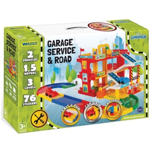 Ігровий набір Wader Гараж "Сервіс" з дорогою (50470)