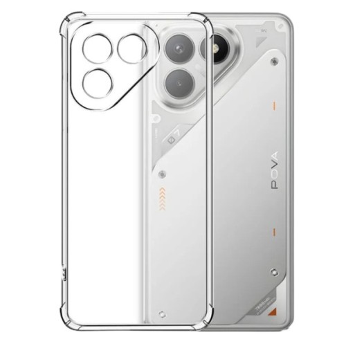 Чохол до мобільного телефона BeCover Anti-Shock Tecno POVA 7 Neo (LJ6) Clear (715064)