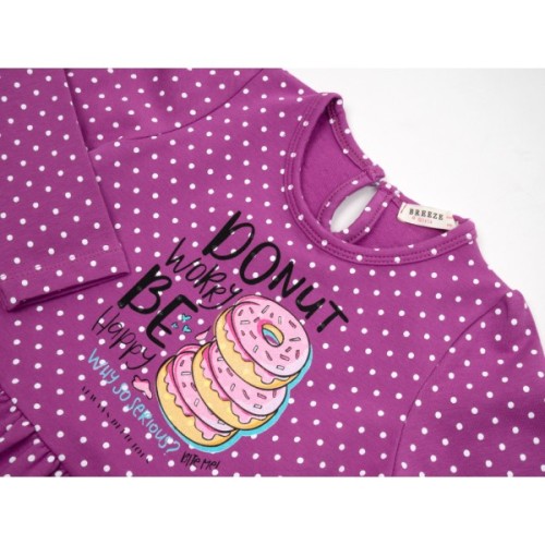 Плаття дитяче Breeze в горошок (16623-110G-purple)