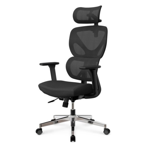 Офісне крісло Mealux D1 Air Fabric Black (HF-D1 F/B)