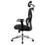 Офісне крісло Mealux D1 Air Fabric Black (HF-D1 F/B)