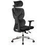 Офісне крісло Mealux D1 Air Fabric Black (HF-D1 F/B)