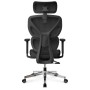 Офісне крісло Mealux D1 Air Fabric Black (HF-D1 F/B)