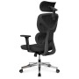 Офісне крісло Mealux D1 Air Fabric Black (HF-D1 F/B)