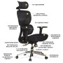 Офісне крісло Mealux D1 Air Fabric Black (HF-D1 F/B)