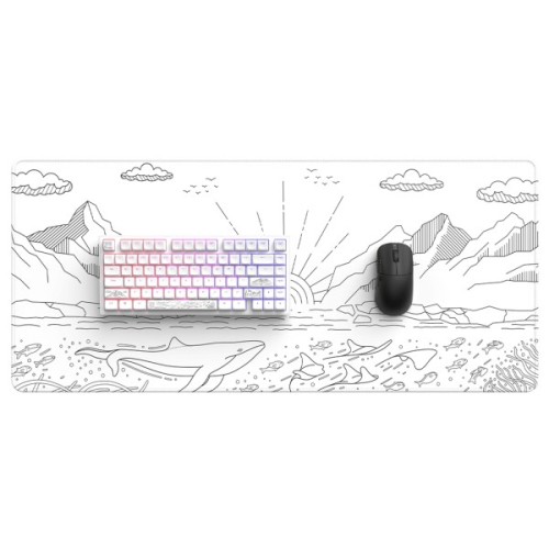 Килимок для мишки Dark Project Terra Nostra XL White (DPMP_NOSTRA_WHITE_XL)