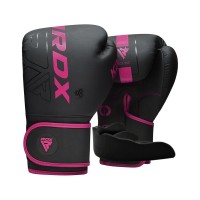 Боксерські рукавички RDX F6 Matte Pink 8 унцій (BGR-F6MP-8OZ)