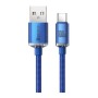 Дата кабель USB AM to USB-C 2.0m 6A 100W blue Baseus (CAJY000503)