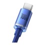 Дата кабель USB AM to USB-C 2.0m 6A 100W blue Baseus (CAJY000503)