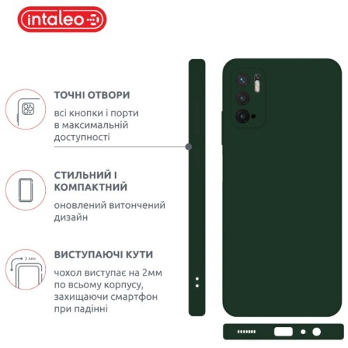 Чохол до мобільного телефона Intaleo SoftShell Xiaomi Redmi Note 10 5G Dark Green (1283126586200)