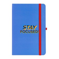 Книга записна Optima Stay Focused А5 128 аркушів лінія фіолетовий (O20812-38)