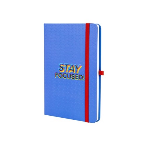 Книга записна Optima Stay Focused А5 128 аркушів лінія фіолетовий (O20812-38)