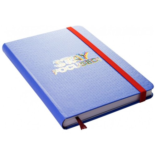 Книга записна Optima Stay Focused А5 128 аркушів лінія фіолетовий (O20812-38)