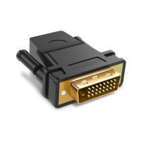 Перехідник DVI 24+1 M to HDMI F black Ugreen (20124)