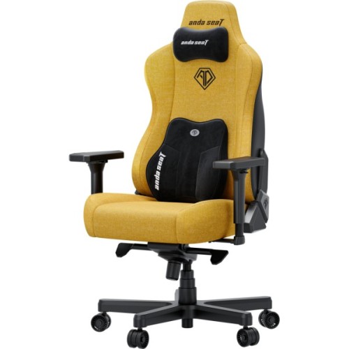 Крісло ігрове Anda Seat Kaiser 3E Fabric XL Bright Yellow (AD23YC-XL-09-Y-CF-Y01)