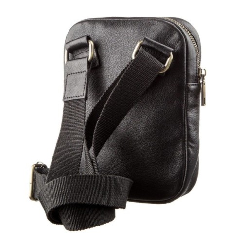 Сумка Shvigel Чоловіча шкіряна Чорна (19102)