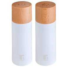 Набір для спецій Bergner Naturally, для солі та перцю 2 предмета (BG-48518-WH)