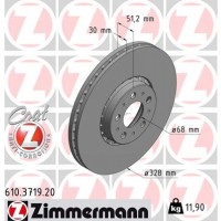 Гальмівний диск ZIMMERMANN 610.3719.20