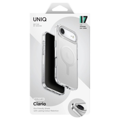 Чохол до мобільного телефона Uniq Clario iPhone Air Magclick Charging Transparent (8886463694756)