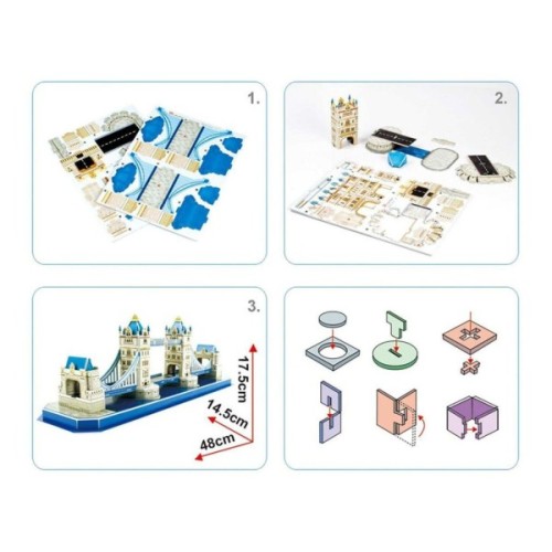 Пазл Cubic Fun 3D Тауерський Міст серія C (C238h)