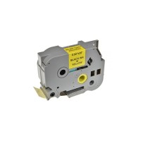 Стрічка для принтера етикеток UKRMARK RL-B-T651P-BK/YE, аналог TZE651. 24 мм х 8 м (900256)