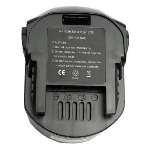 Акумулятор до електроінструменту PowerPlant для AEG GD-AEG-12(B) 12V 2Ah NICD (B1214G) (DV00PT0024)