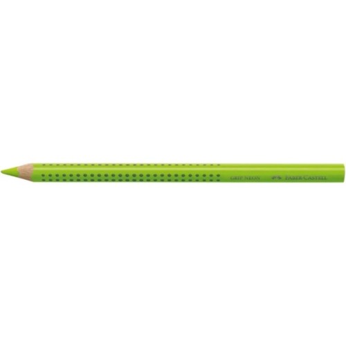 Маркер Faber-Castell олівець текстовиділювач Jumbo Grip Neon, колір зелений (21784)