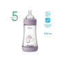 Пляшечка для годування Chicco Perfect 5 із силіконовою соскою 2+ місяців 240 мл Рожева (20223.12.40)