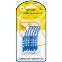 Щітки для міжзубних проміжків Nordics L-подібні 4 x 0.40 мм + 4 x 0.45 мм (3800500324494)