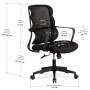 Офісне крісло Mealux Easy Lite Black (HF-L14 F/B)