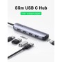 Концентратор Ugreen USB-C to 4xUSB 3.0 + HDMI CM417 gray (20197)