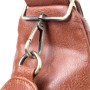Сумка Vintage Жіноча з екошкіри з акцентом на текстильну лямку Руда (22773)