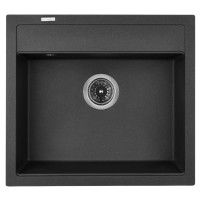 Мийка кухонна GRANADO LERIDA black shine (gr0401)