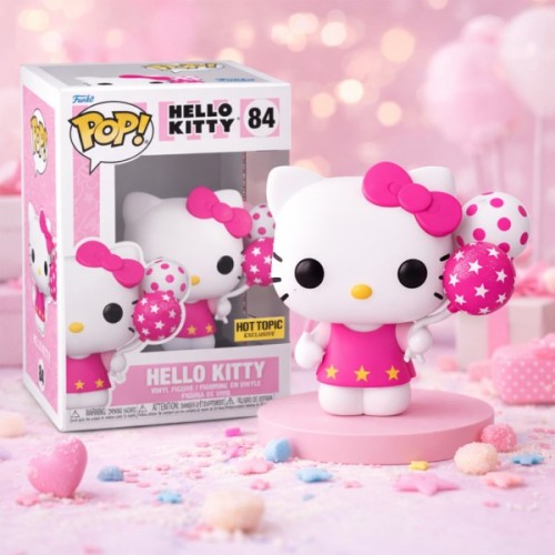 Фігурка Funko Pop Hello Kitty Хелоу Кітті з кульками (92223)